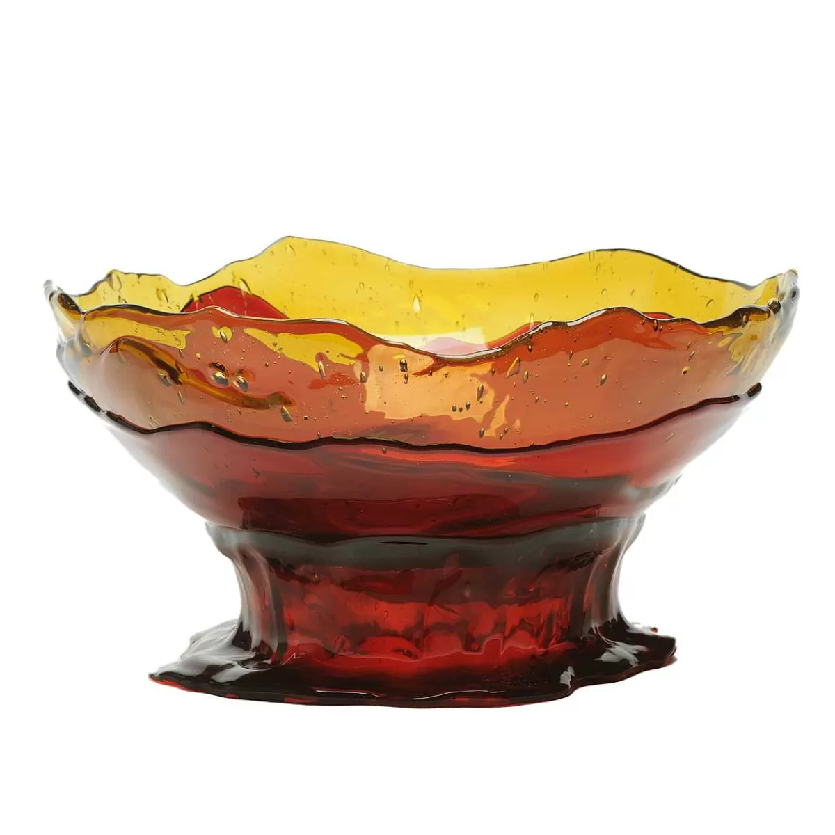 Corsi Design Big Collina Basket Extra Colour - Clear Amber, Dark Ruby Flash Sale