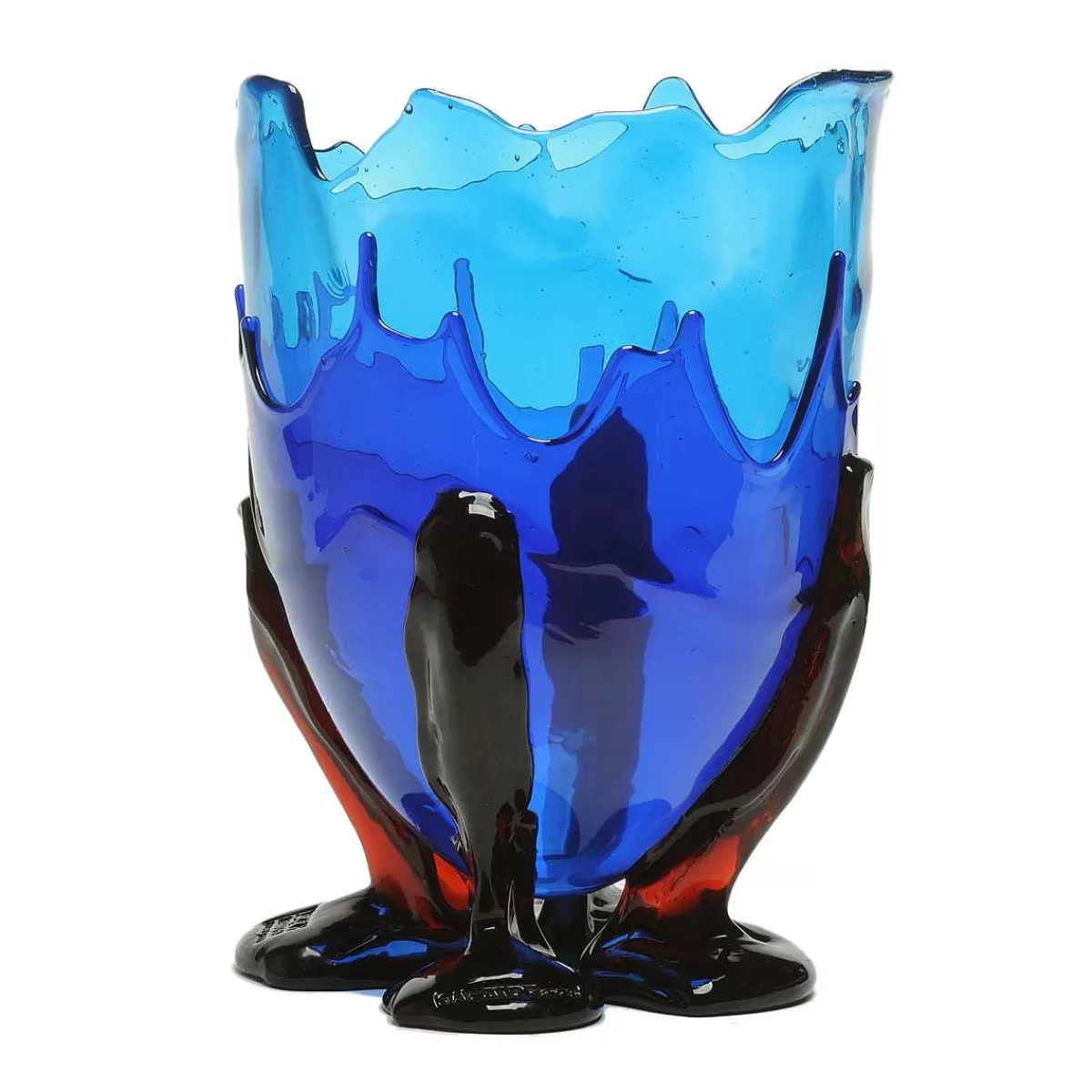 Corsi Design Clear Vase Extra Colour - Clear Blue, Blue, Dark Ruby Store