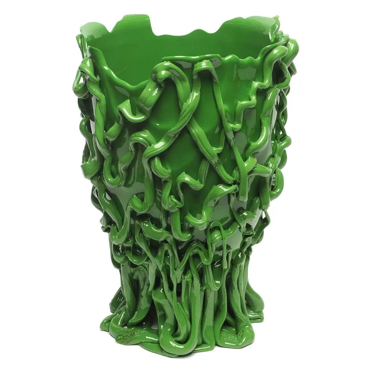 Corsi Design Medusa Vase - Matt Green Fashion