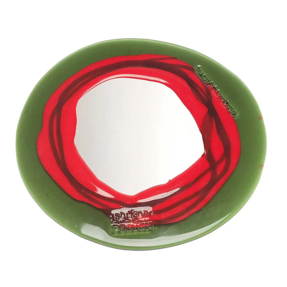 Corsi Design Mirror - Red And Clear Green Best