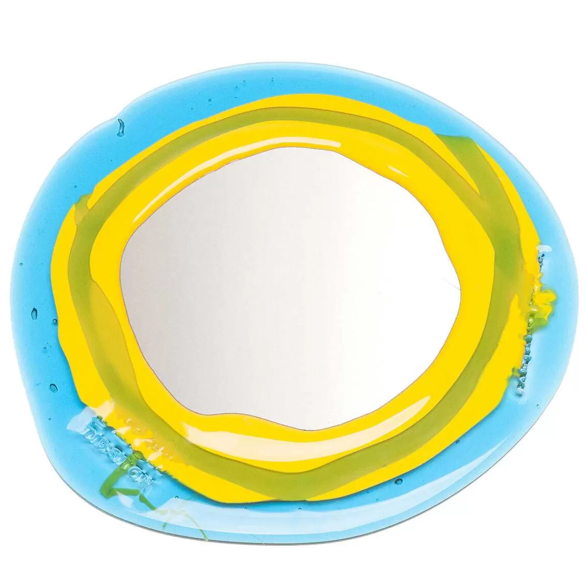 Corsi Design Mirror - Yellow And Clear Blue Discount