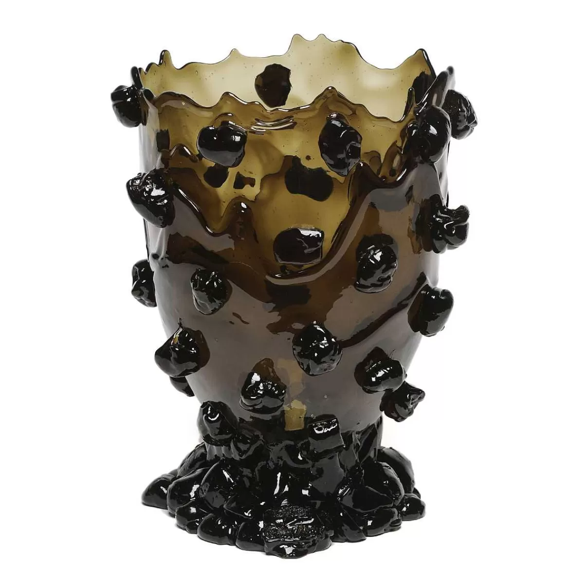 Corsi Design Nugget Vase - Clear Black Store