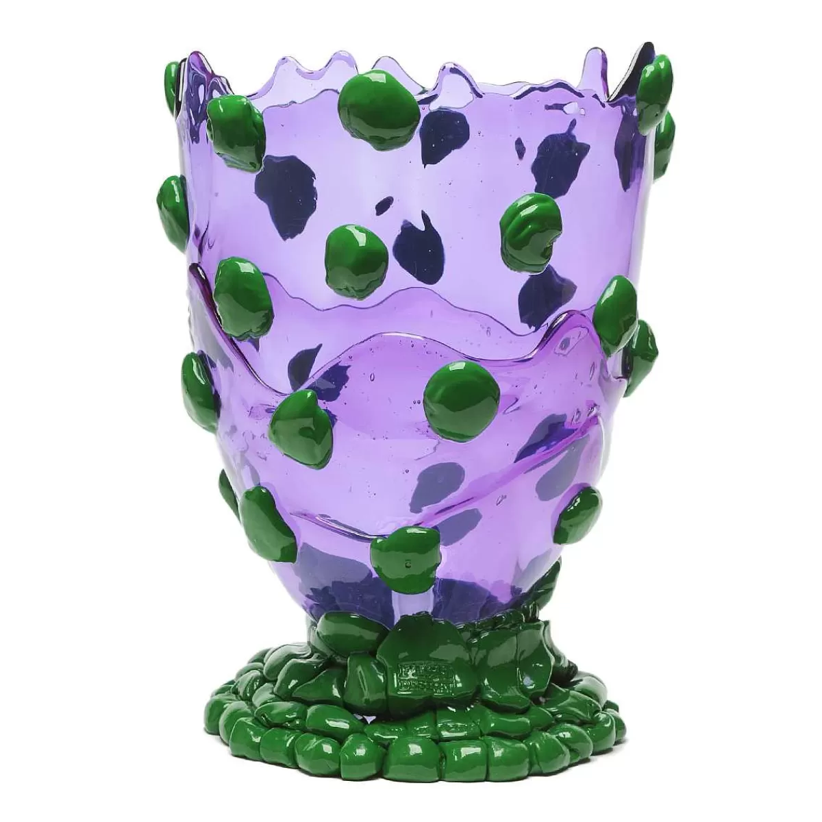 Corsi Design Nugget Vase - Clear Purple, Matt Green Sale