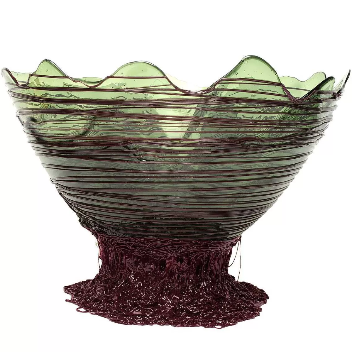 Corsi Design Ogiva Basket - Clear Bottle Green And Matt Aubergine Best