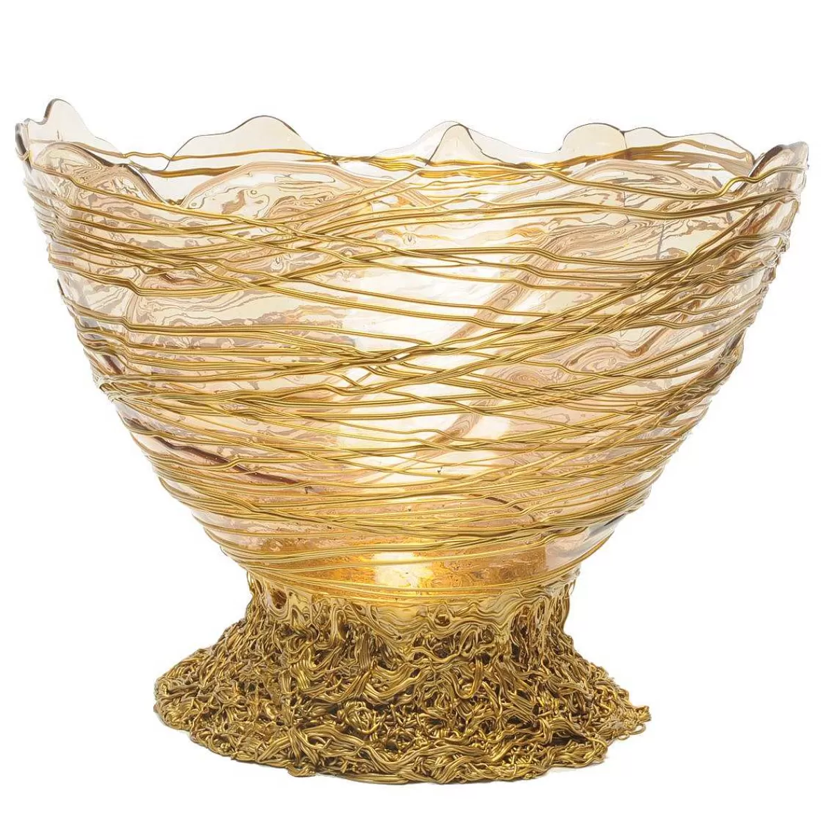 Corsi Design Ogiva Basket - Clear, Gold Fashion