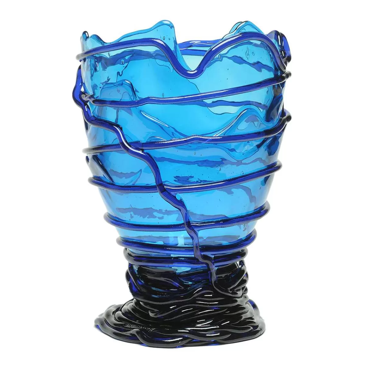 Corsi Design Pompitu Ii Vase - Clear Blue, Dark Blue Flash Sale