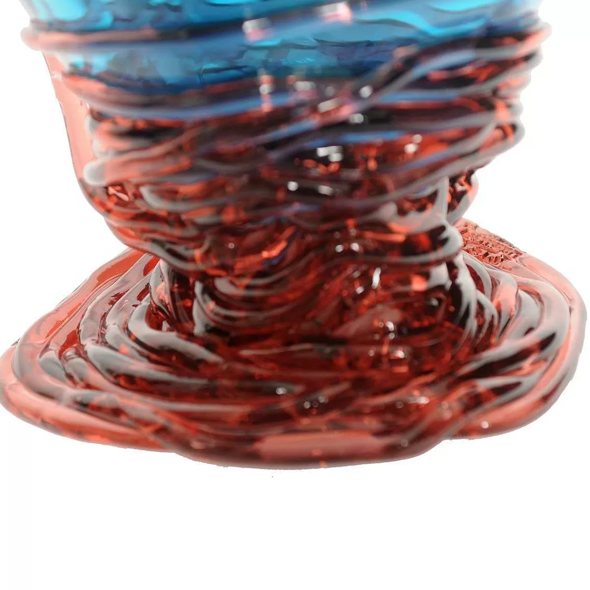 Corsi Design Pompitu Ii Vase - Clear Emerald And Clear Rose Pink Flash Sale