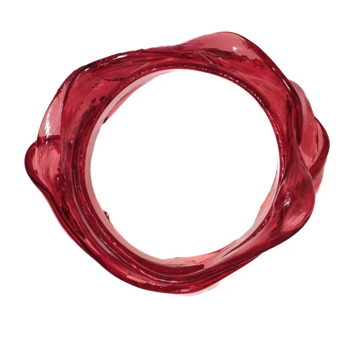 Corsi Design Ribbon Bracelet 2 - Clear Fuchsia Hot