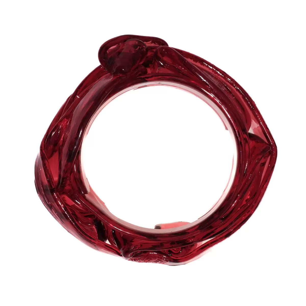 Corsi Design Ribbon Bracelet 3 - Clear Fuchsia New