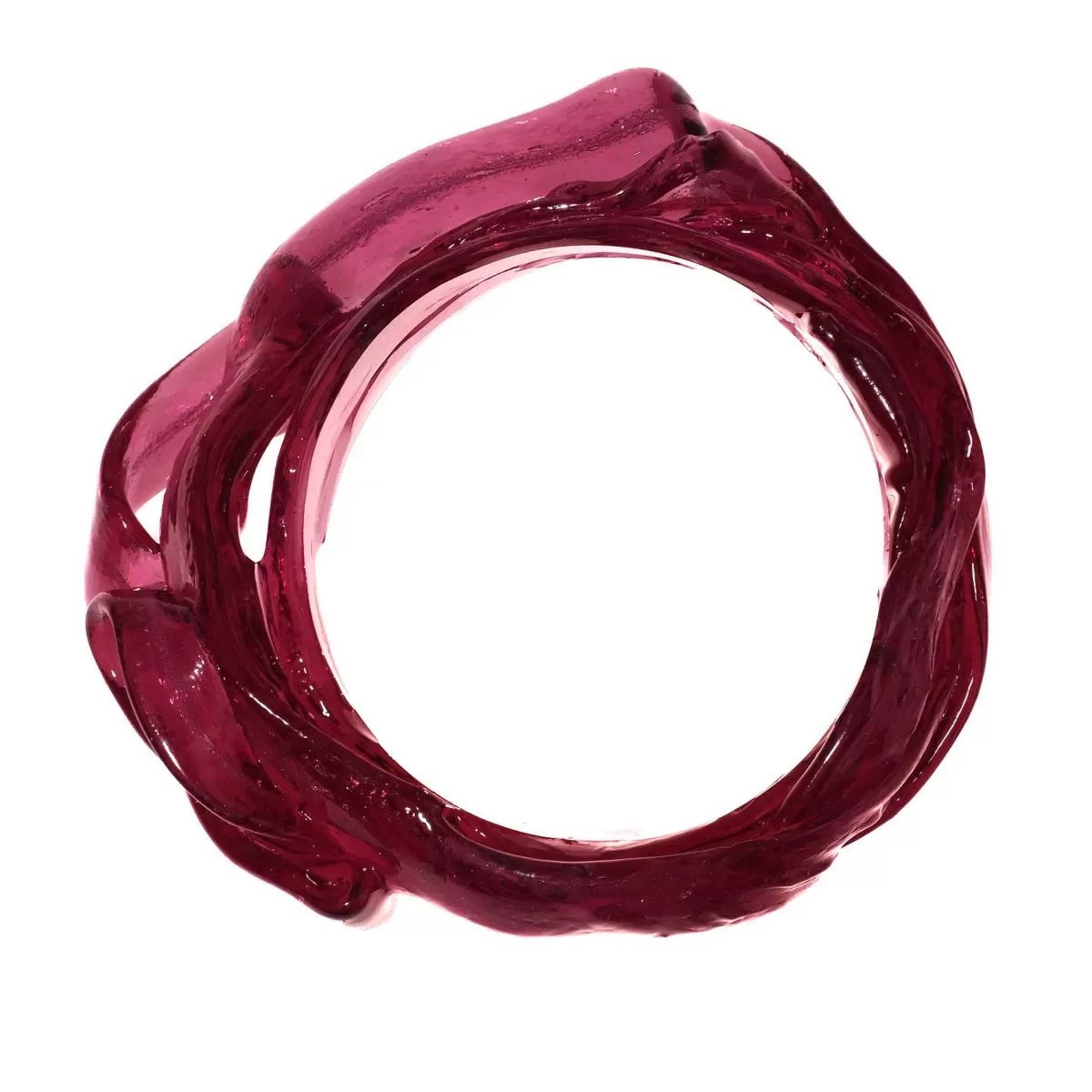 Corsi Design Ribbon Bracelet - Clear Fuchsia Best