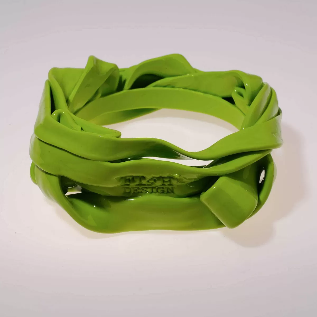 Corsi Design Ribbon Bracelet - Matt Lime Cheap