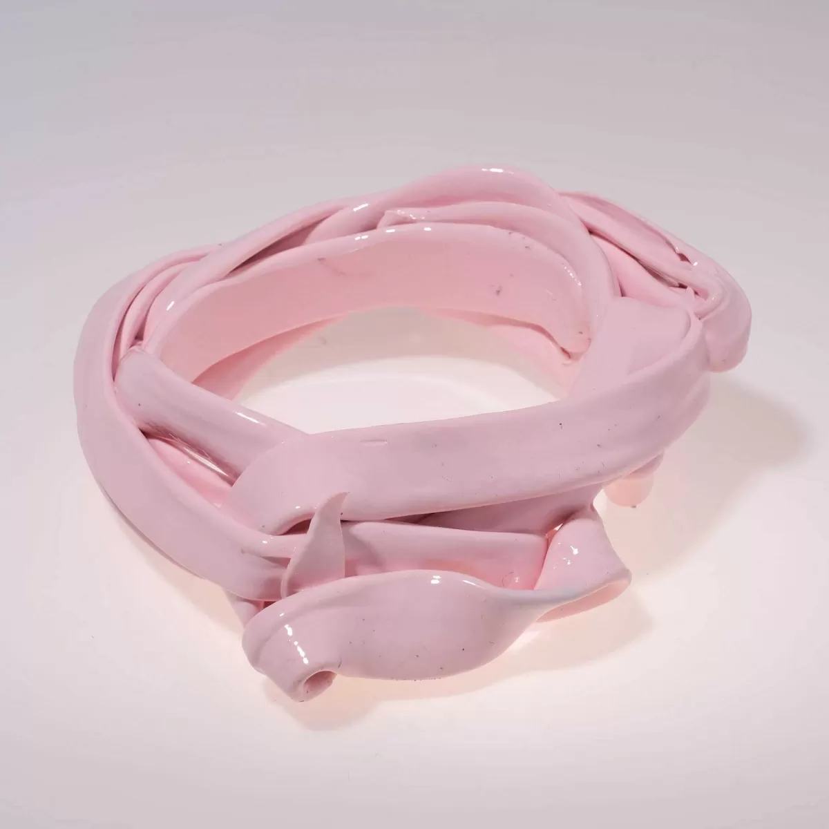 Corsi Design Ribbon Bracelet - Matt Pastel Pink Cheap