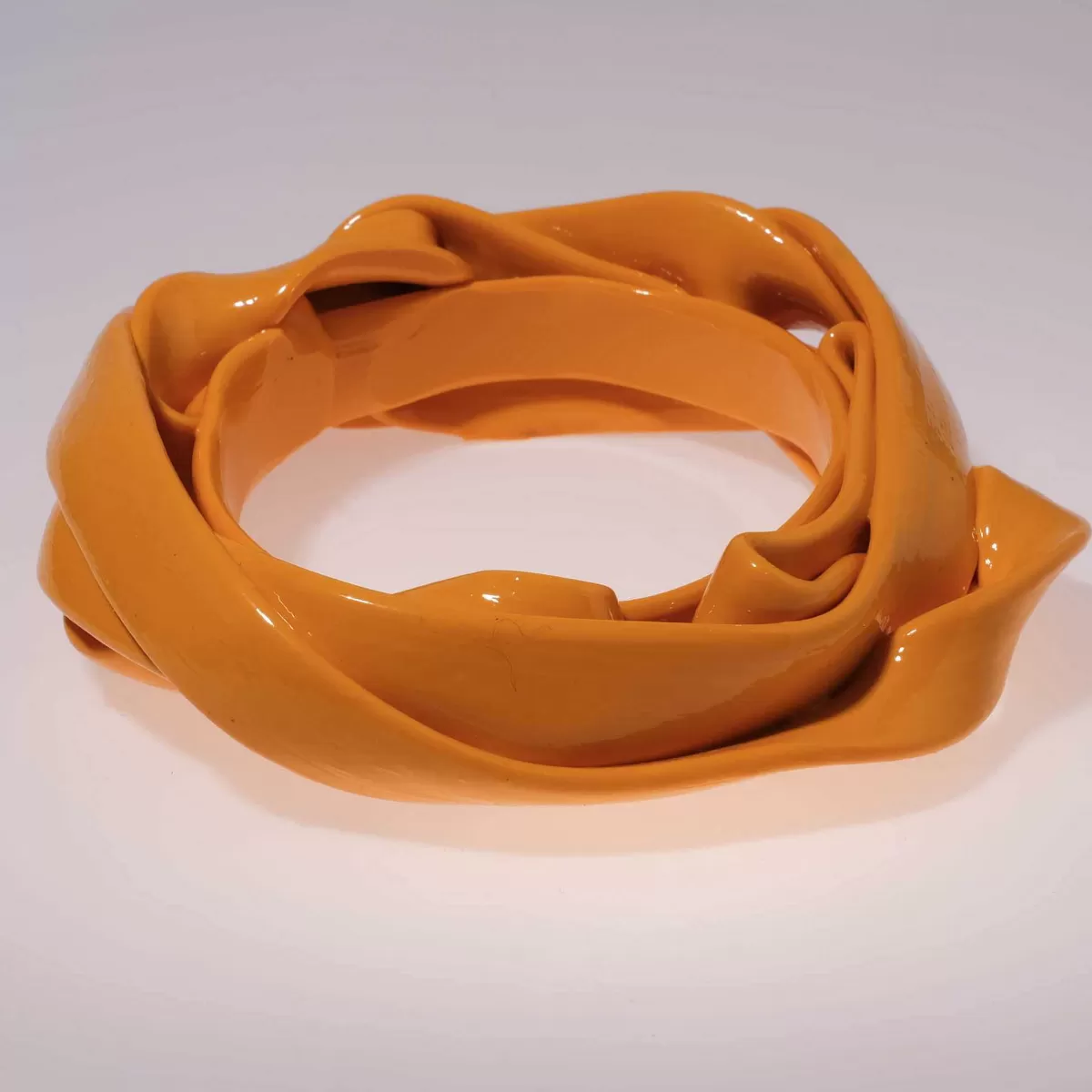 Corsi Design Ribbon Bracelet - Matt Pumpkin New