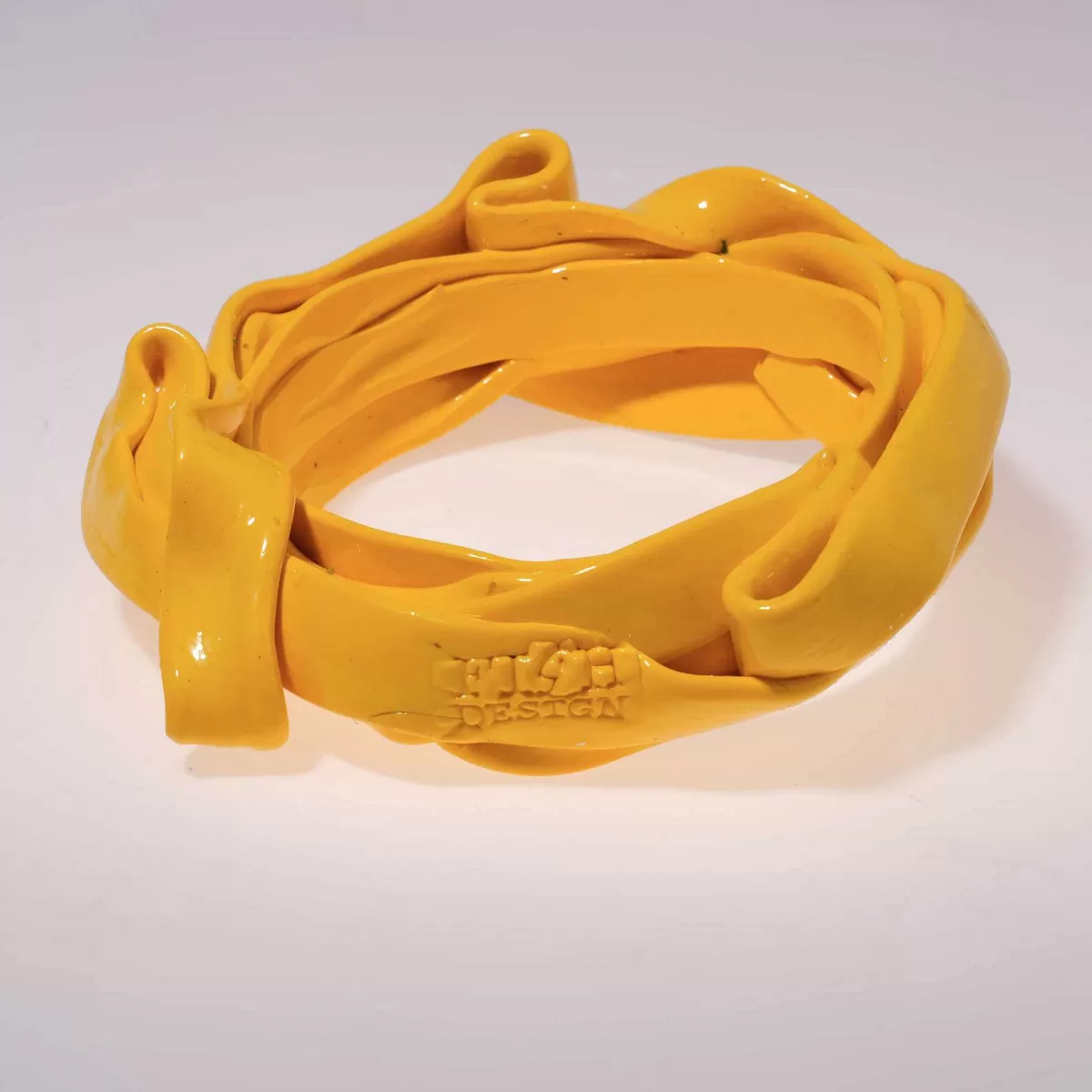 Corsi Design Ribbon Bracelet - Matt Yellow Best