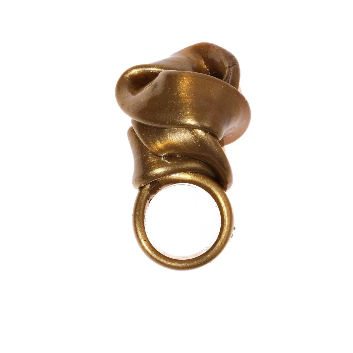 Corsi Design Ribbon Ring - Gold 2 Hot