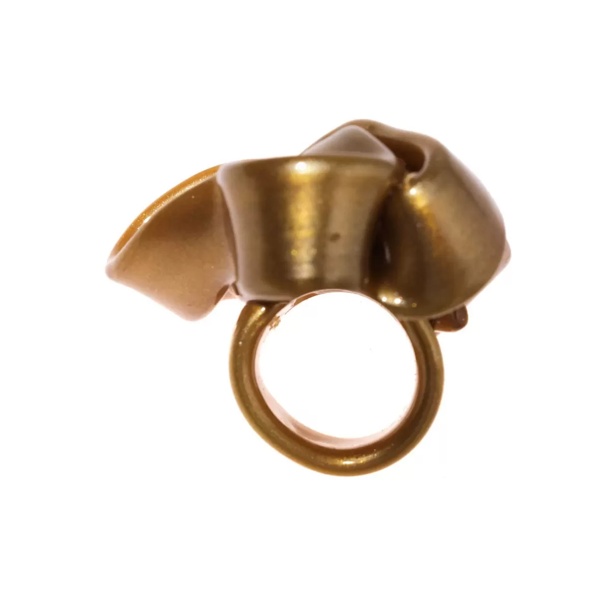 Corsi Design Ribbon Ring - Gold 3 New