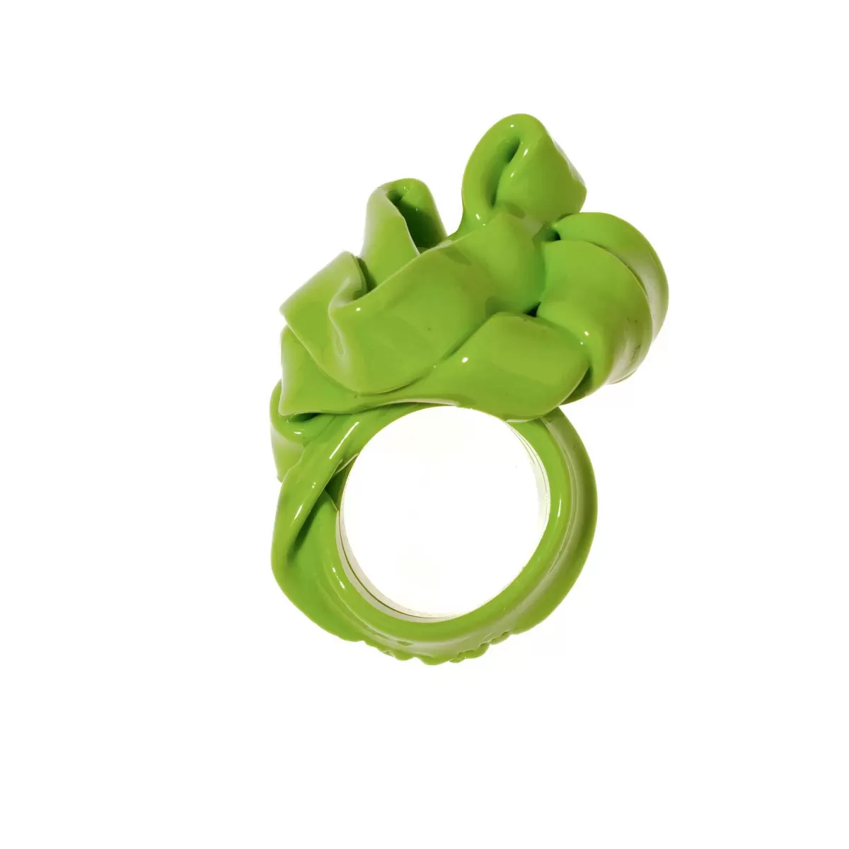 Corsi Design Ribbon Ring - Matt Lime 2 Discount