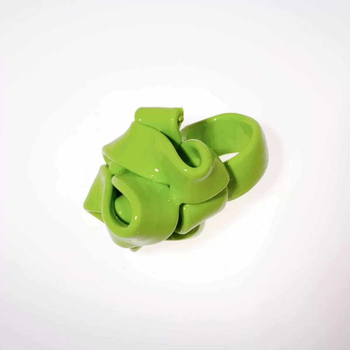 Corsi Design Ribbon Ring - Matt Lime 2 Store