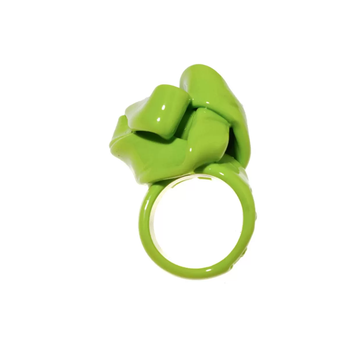 Corsi Design Ribbon Ring - Matt Lime 3 Hot