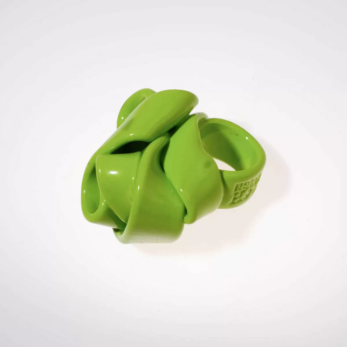 Corsi Design Ribbon Ring - Matt Lime 7 Discount