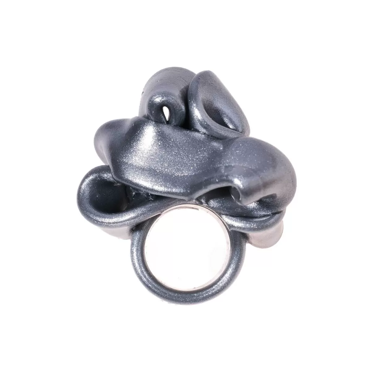 Corsi Design Ribbon Ring - Silver 2 Flash Sale