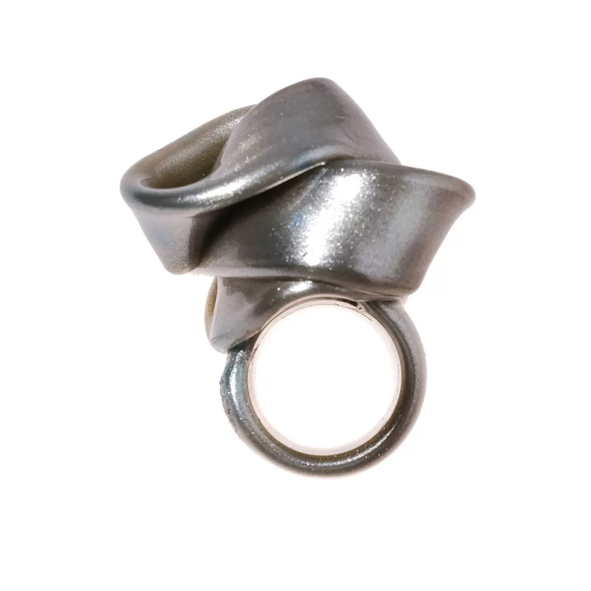 Corsi Design Ribbon Ring - Silver 3 Sale