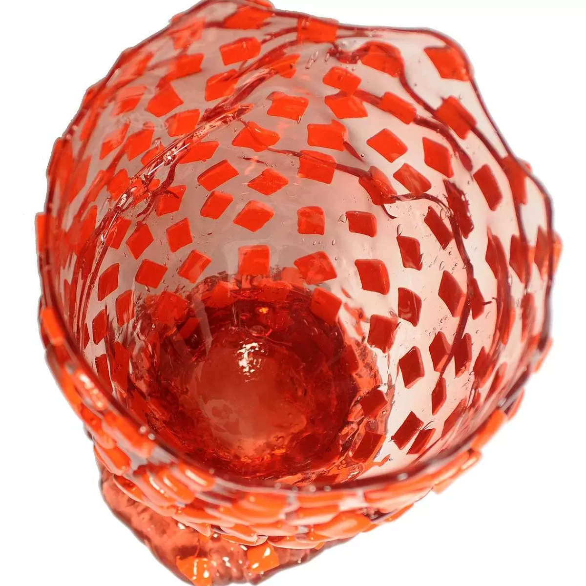 Corsi Design Rock Vase - Clear Antique Pink And Matt Orange Online