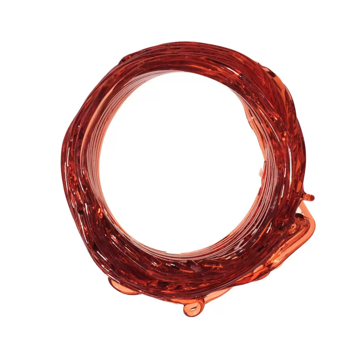 Corsi Design Spaghetti Bracelet - Clear Dark Ruby Cheap