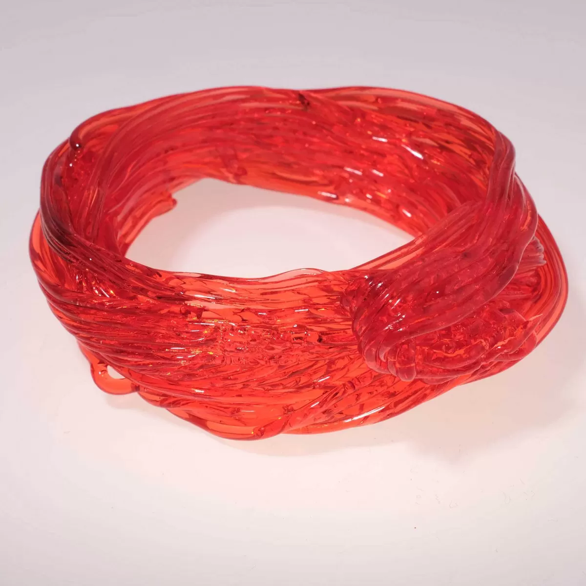 Corsi Design Spaghetti Bracelet - Clear Orange Clearance