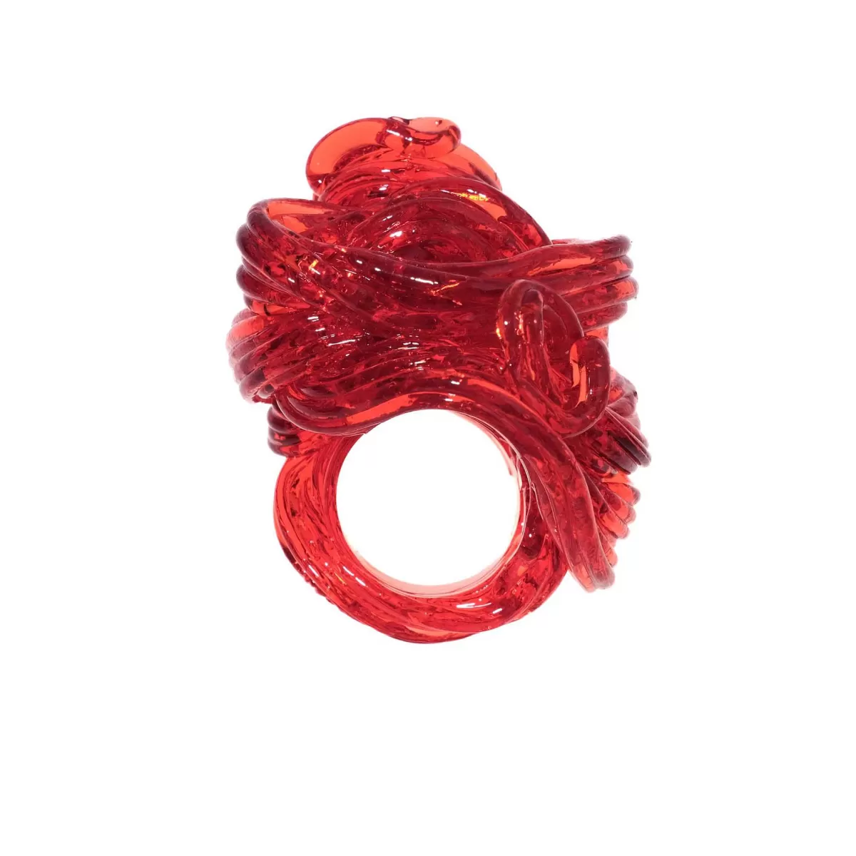 Corsi Design Spaghetti Ring 2 - Clear Orange Hot