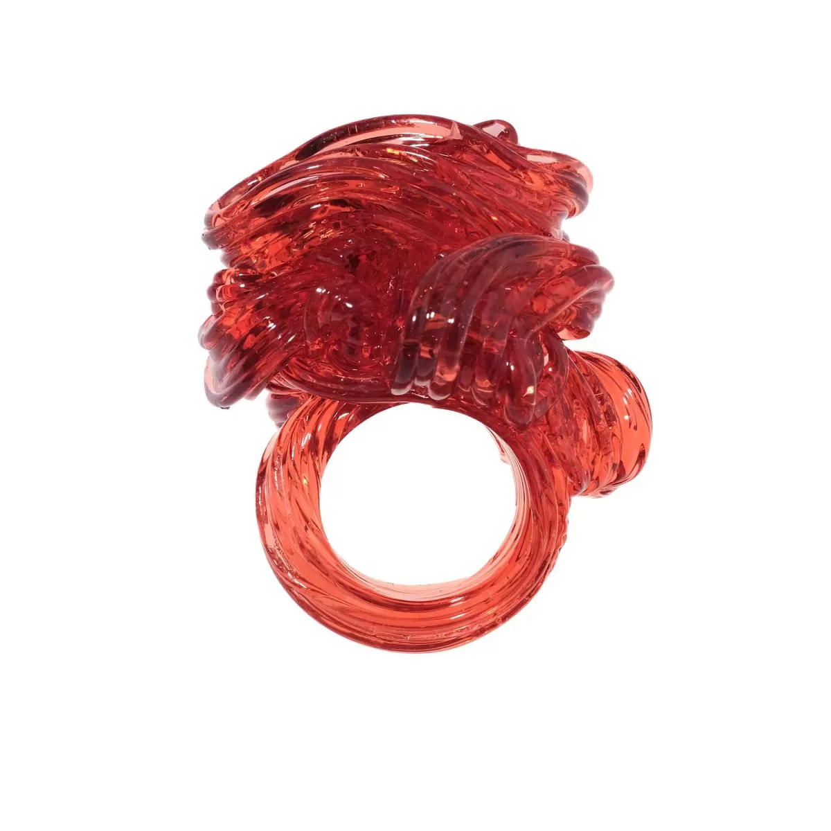 Corsi Design Spaghetti Ring - Clear Orange 2 Hot