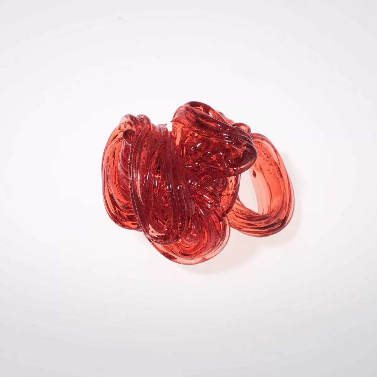 Corsi Design Spaghetti Ring - Clear Orange 2 Hot