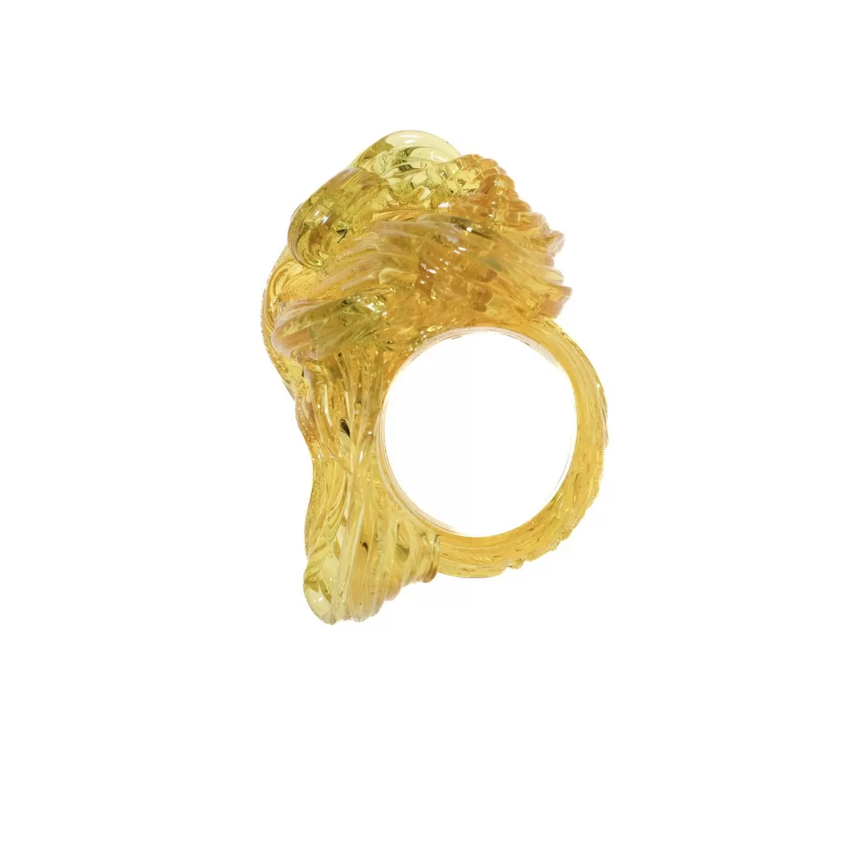 Corsi Design Spaghetti Ring - Clear Yellow Cheap