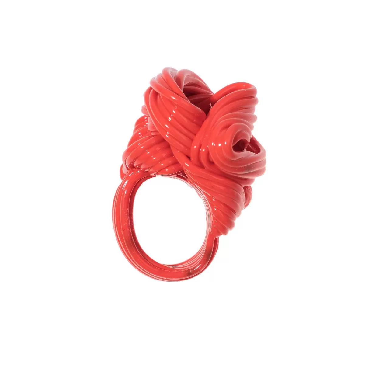 Corsi Design Spaghetti Ring - Matt Coral Shop