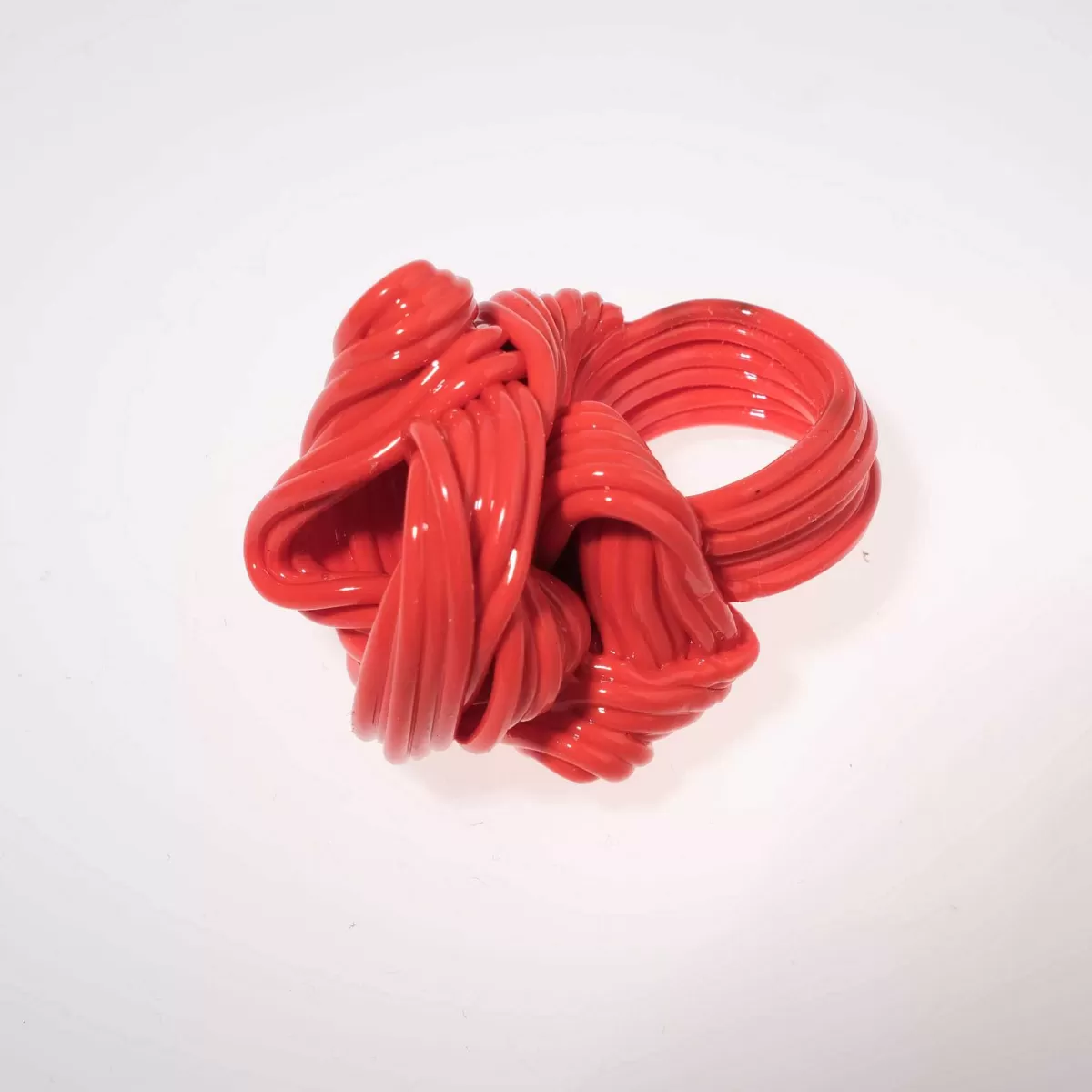 Corsi Design Spaghetti Ring - Matt Coral Shop