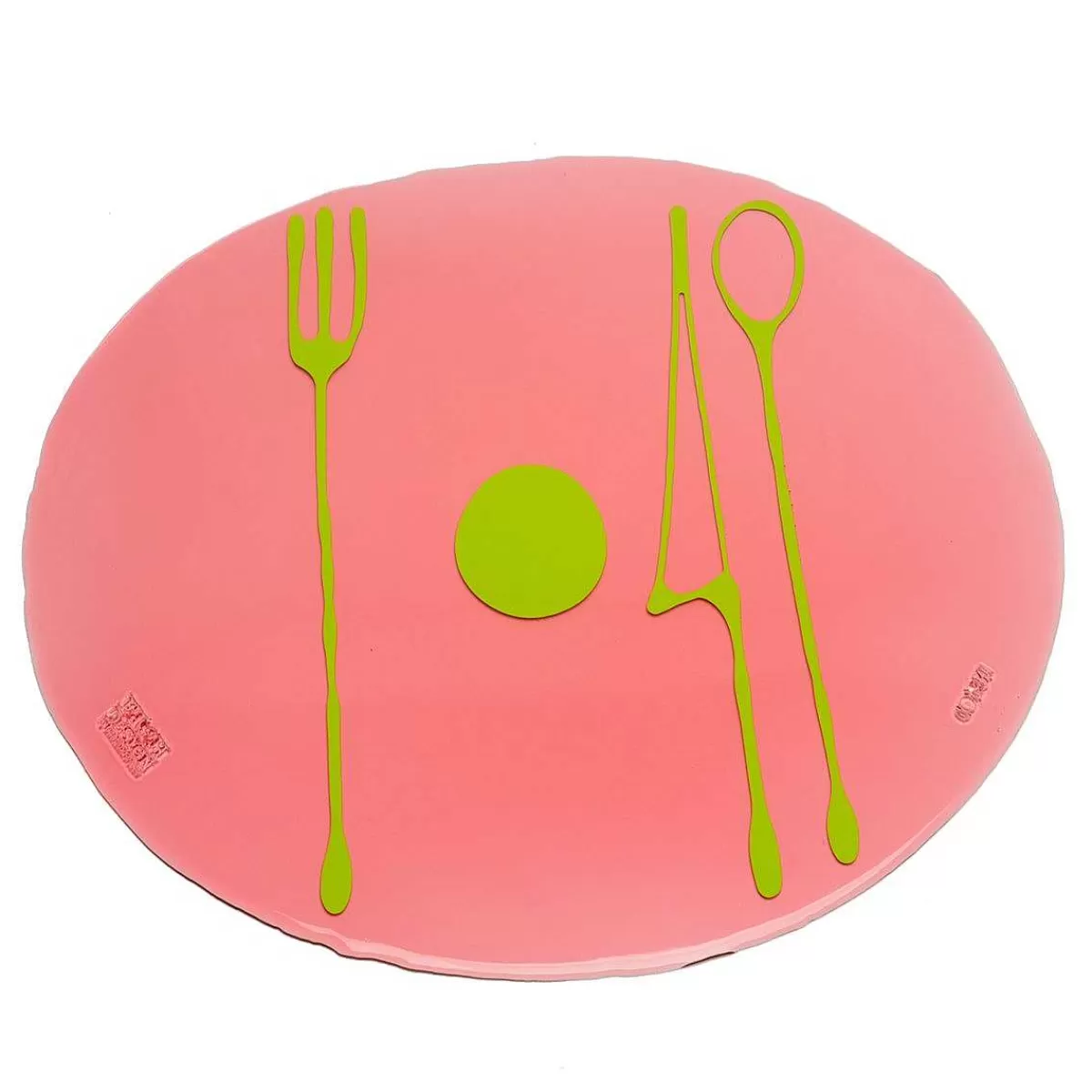 Corsi Design Table-Mates - Clear Light Fuchsia And Lime Cheap