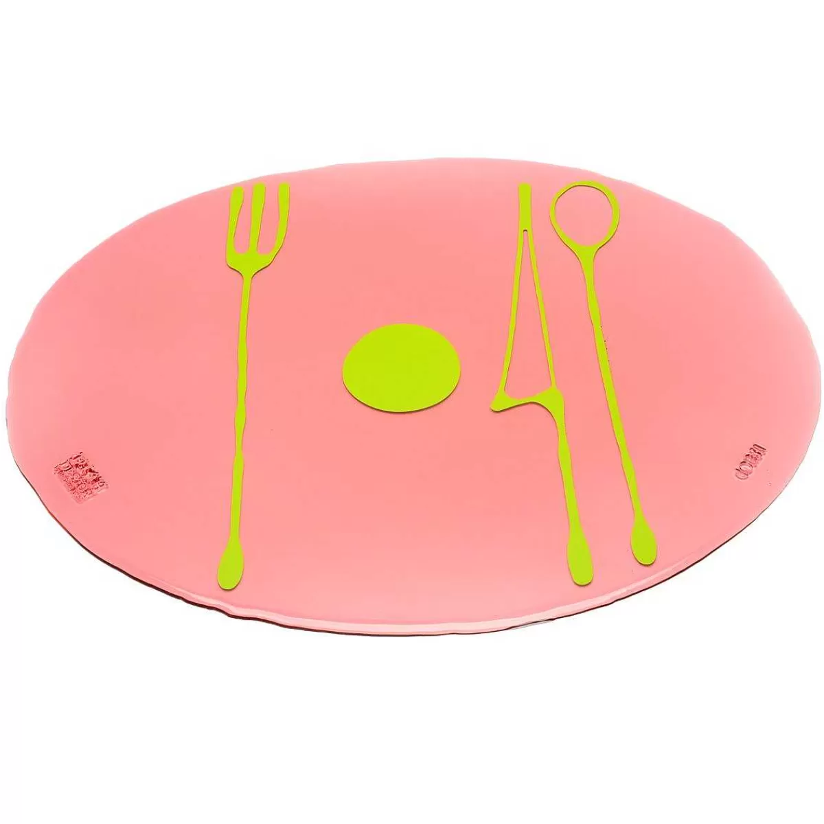 Corsi Design Table-Mates - Clear Light Fuchsia And Lime Cheap