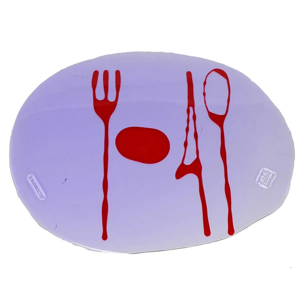 Corsi Design Table-Mates - Clear Lilac And Matt Red Outlet