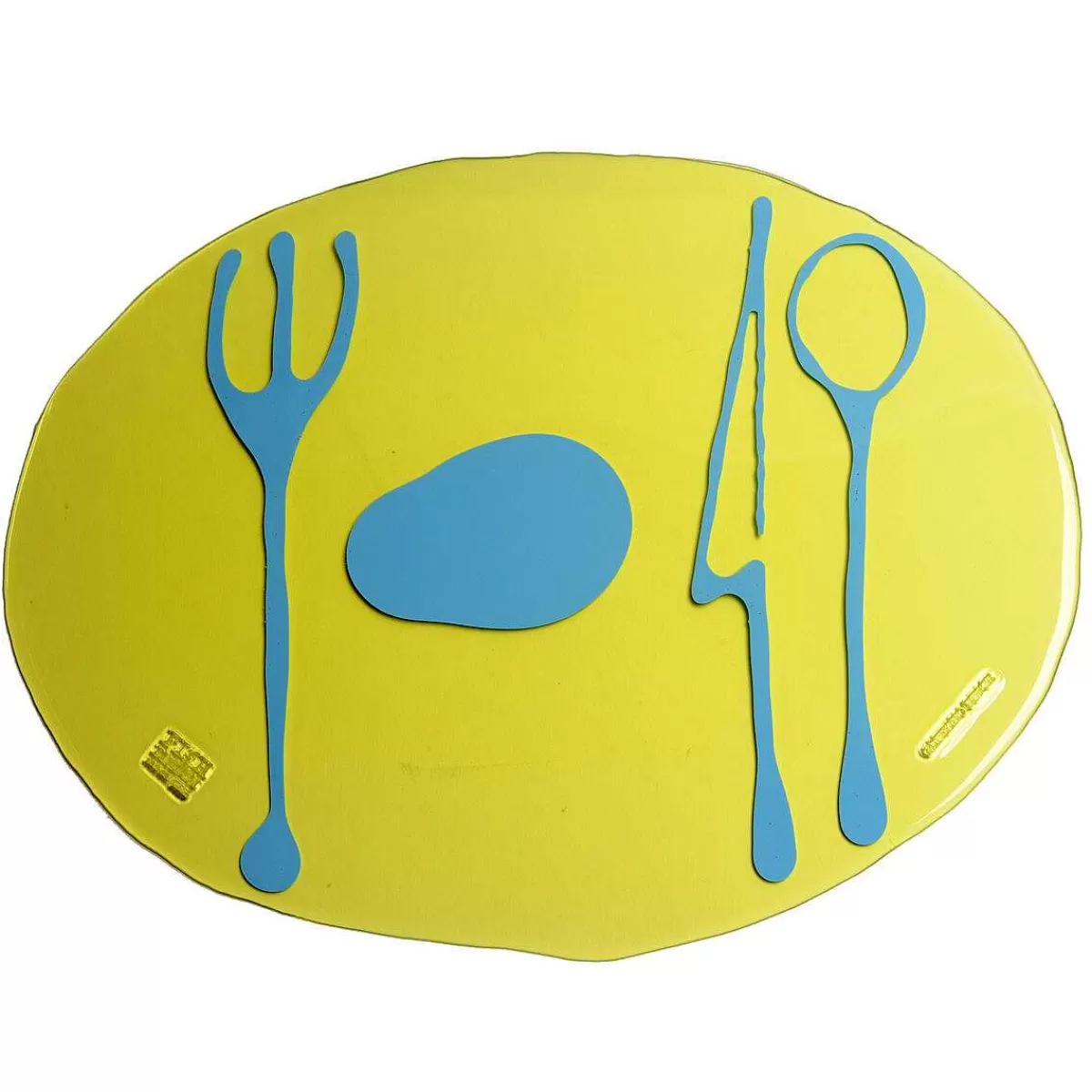 Corsi Design Table-Mates - Clear Yellow, Matt Light Blue Flash Sale