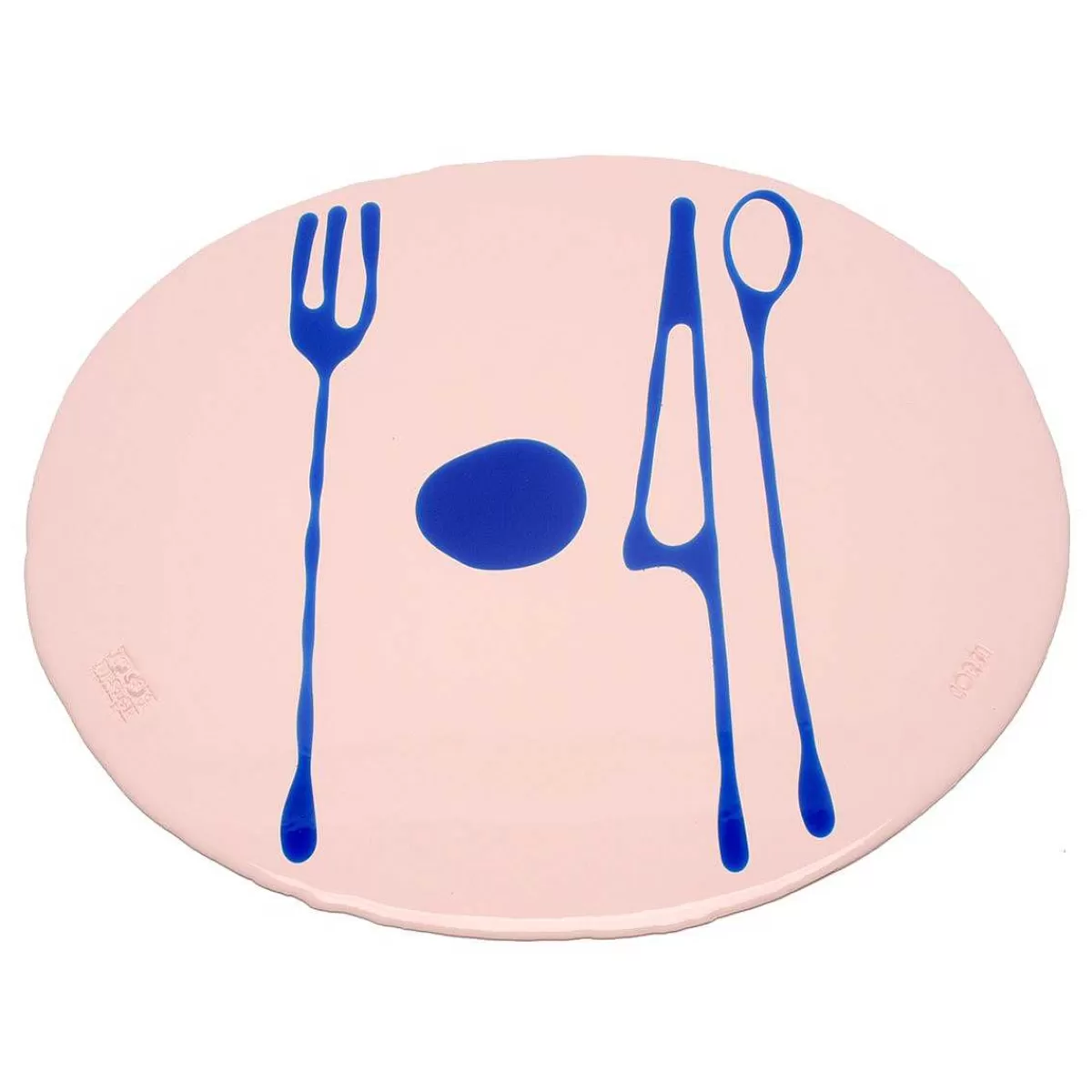 Corsi Design Table-Mates - Matt Pastel Pink And Clear Blue Store