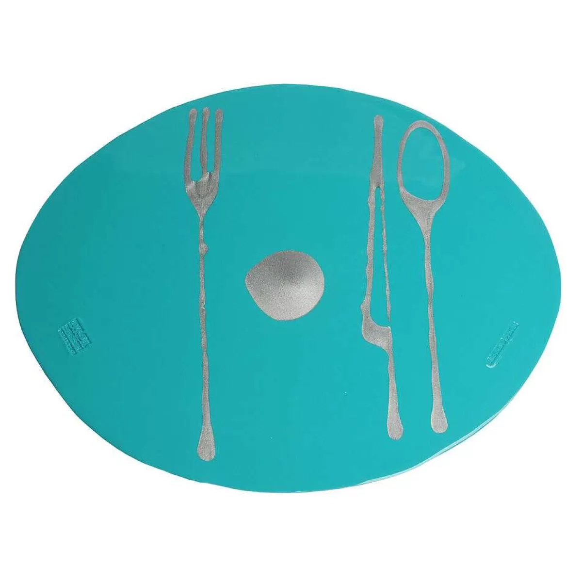 Corsi Design Table-Mates - Matt Turquoise, Silver Cheap