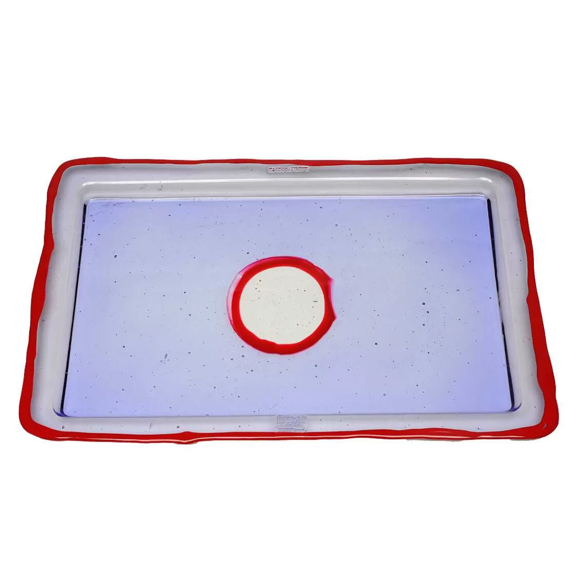 Corsi Design Try Tray Rectangular - Clear Lilac, Matt Red Discount