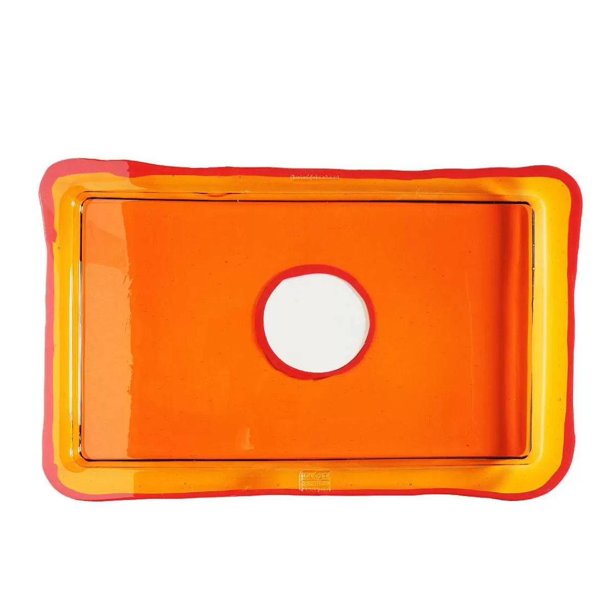 Corsi Design Try Tray Rectangular - Clear Orange, Matt Orange Best