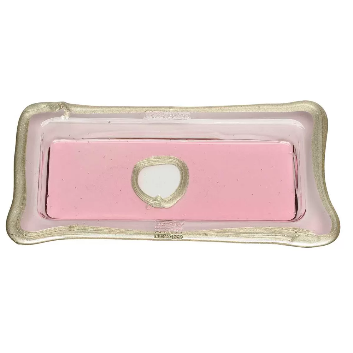 Corsi Design Try Tray Rectangular - Clear Pink, Matt Bronze Store