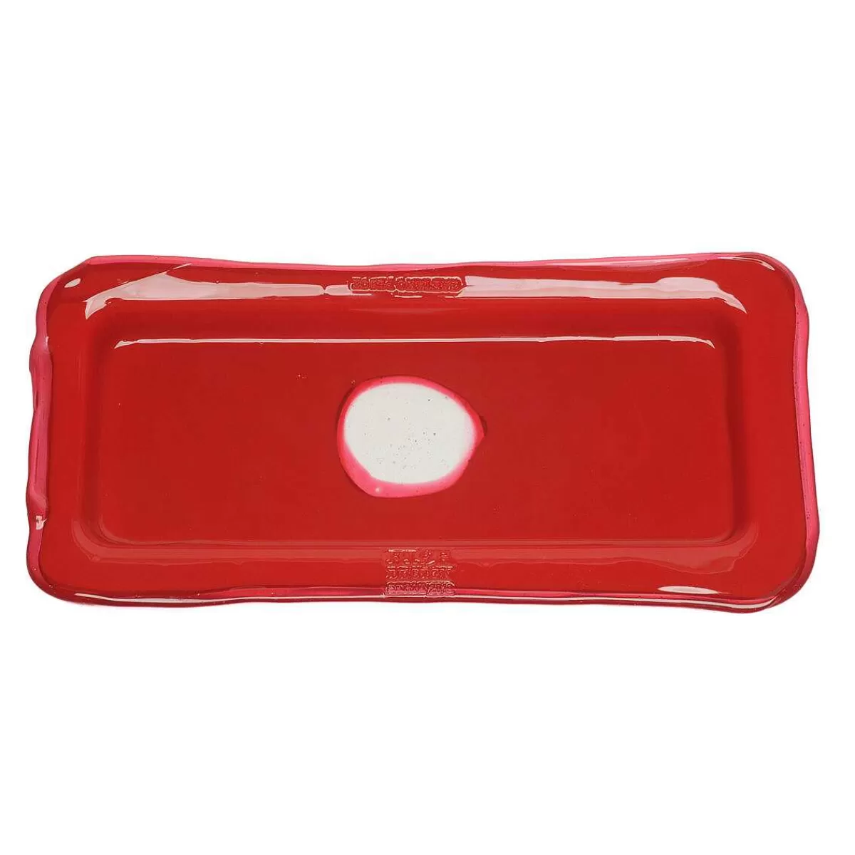 Corsi Design Try Tray Rectangular - Mat Red, Clear Fuchsia Best