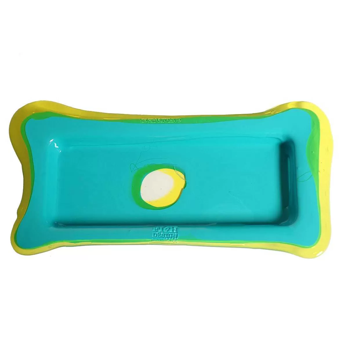 Corsi Design Try Tray Rectangular - Matt Turquoise And Clear Yellow Best Sale