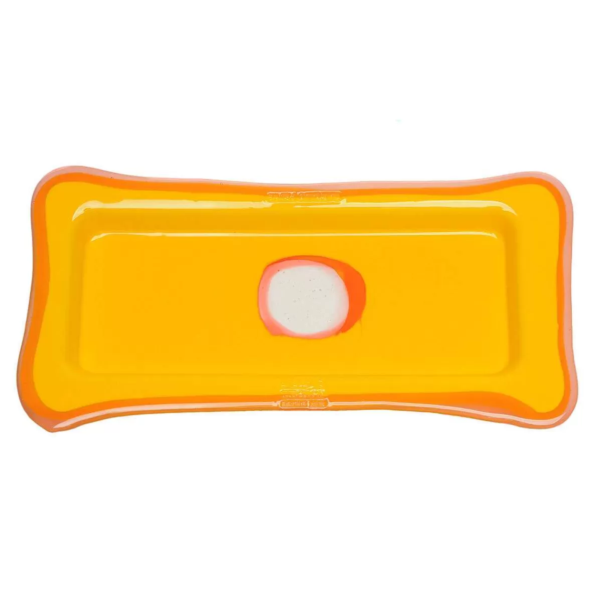 Corsi Design Try Tray Rectangular - Matt Yellow, Clear Fuchsia New