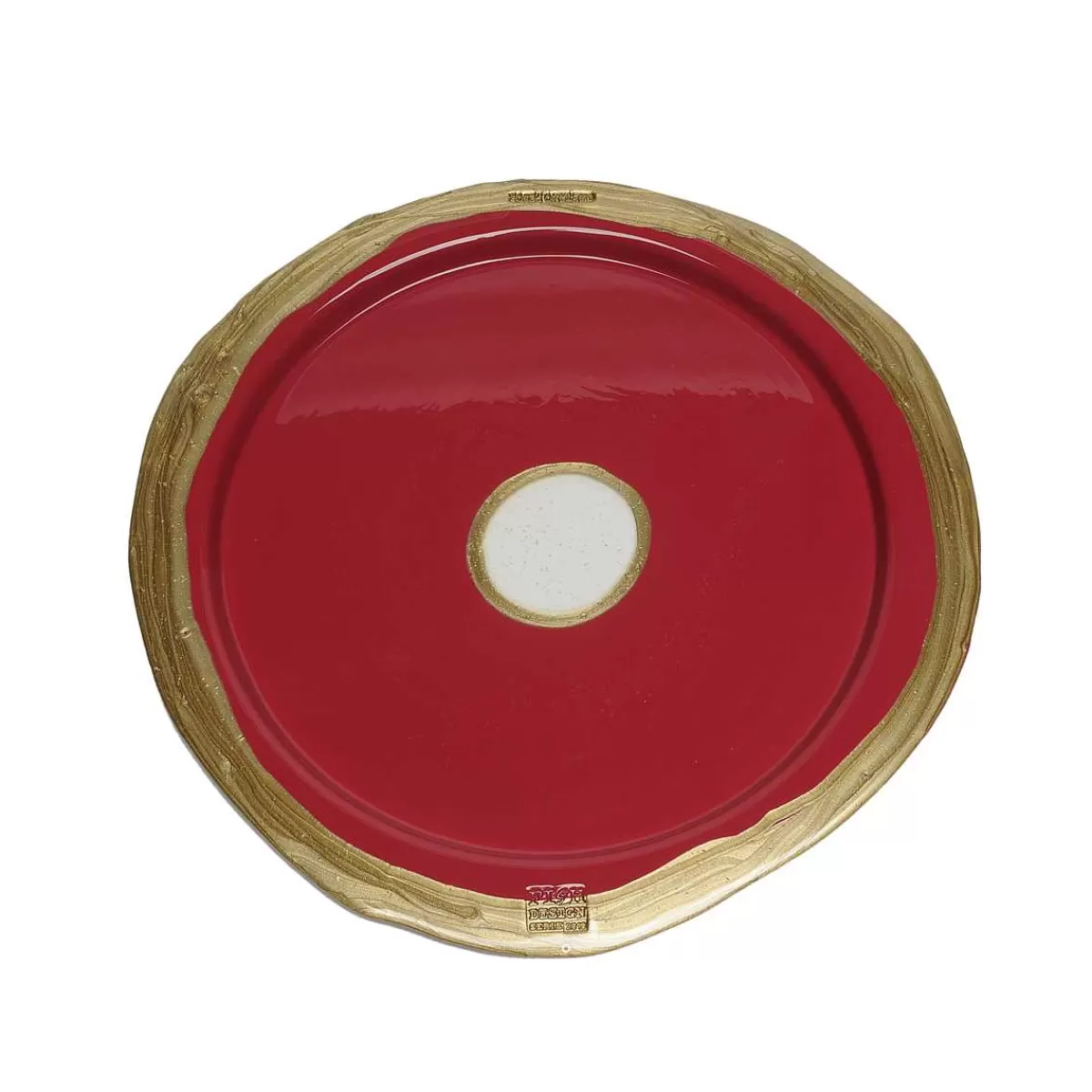 Corsi Design Try Tray Round - Matt Cherry And Bronze Cheap