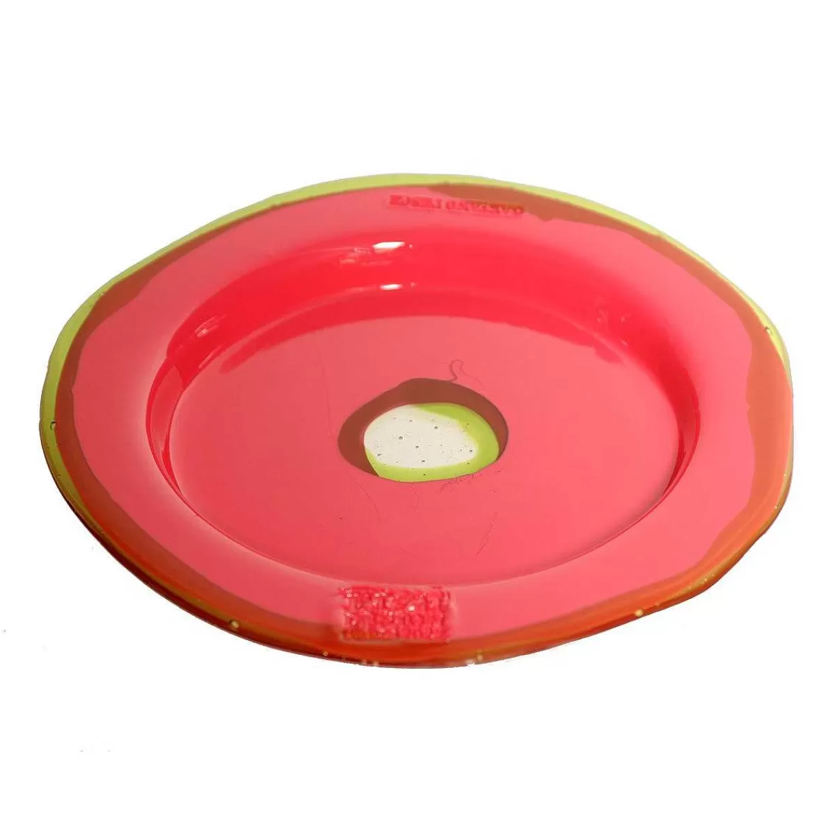 Corsi Design Try Tray Round - Matt Fuchsia And Clear Bottle Green Online