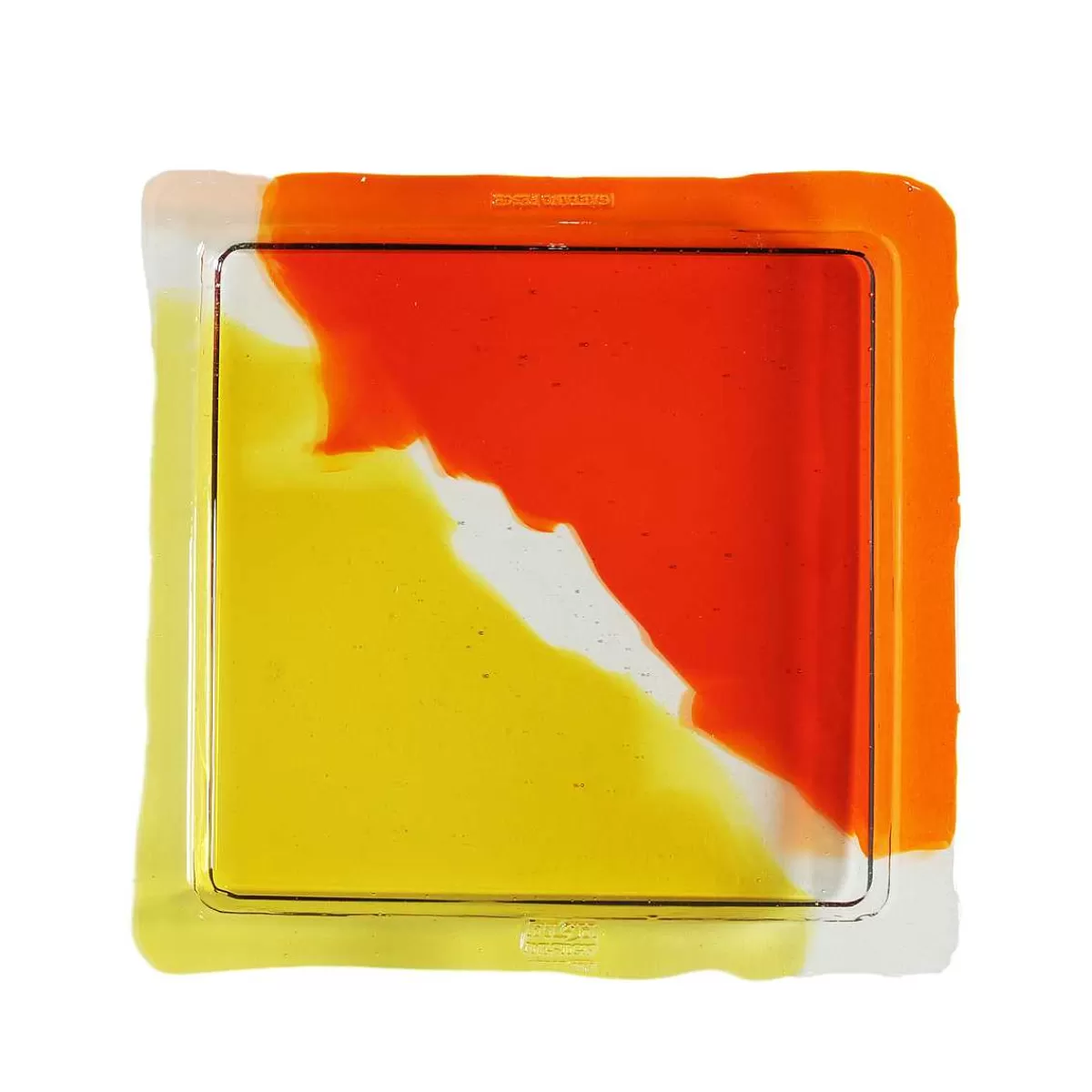 Corsi Design Try Tray Square - Clear Orange, Clear, Clear Yellow Outlet